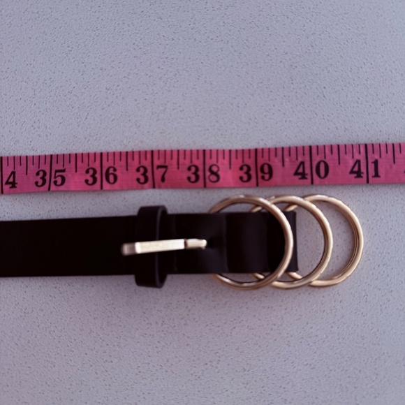 3 Ring Gold/Black Belt size XS/S - 41 inch - Picture 4 of 4